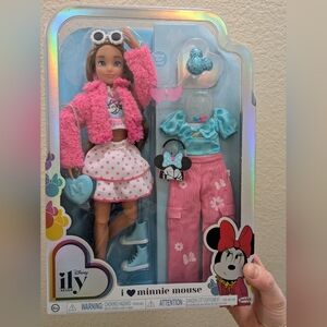 New- Disney ily 4EVER Minnie Mouse Inspired Doll with Pink Outfit